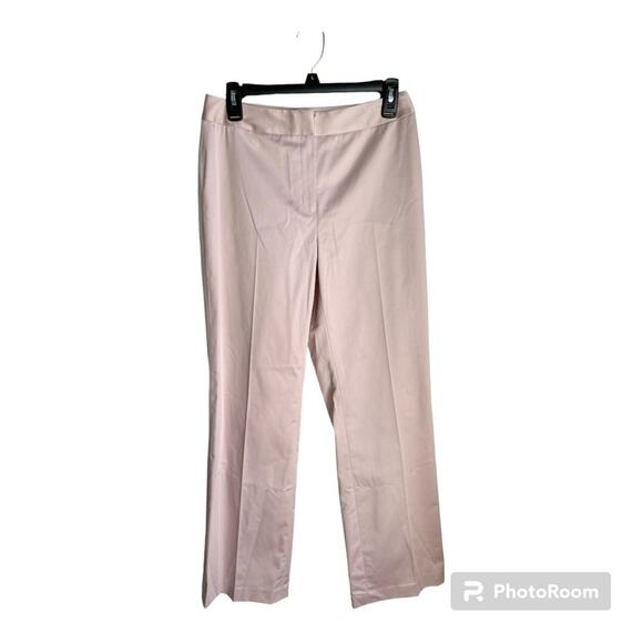 Lafayette 148 New York Pink High Rise Wide leg Dress Pants - Picture 1 of 6